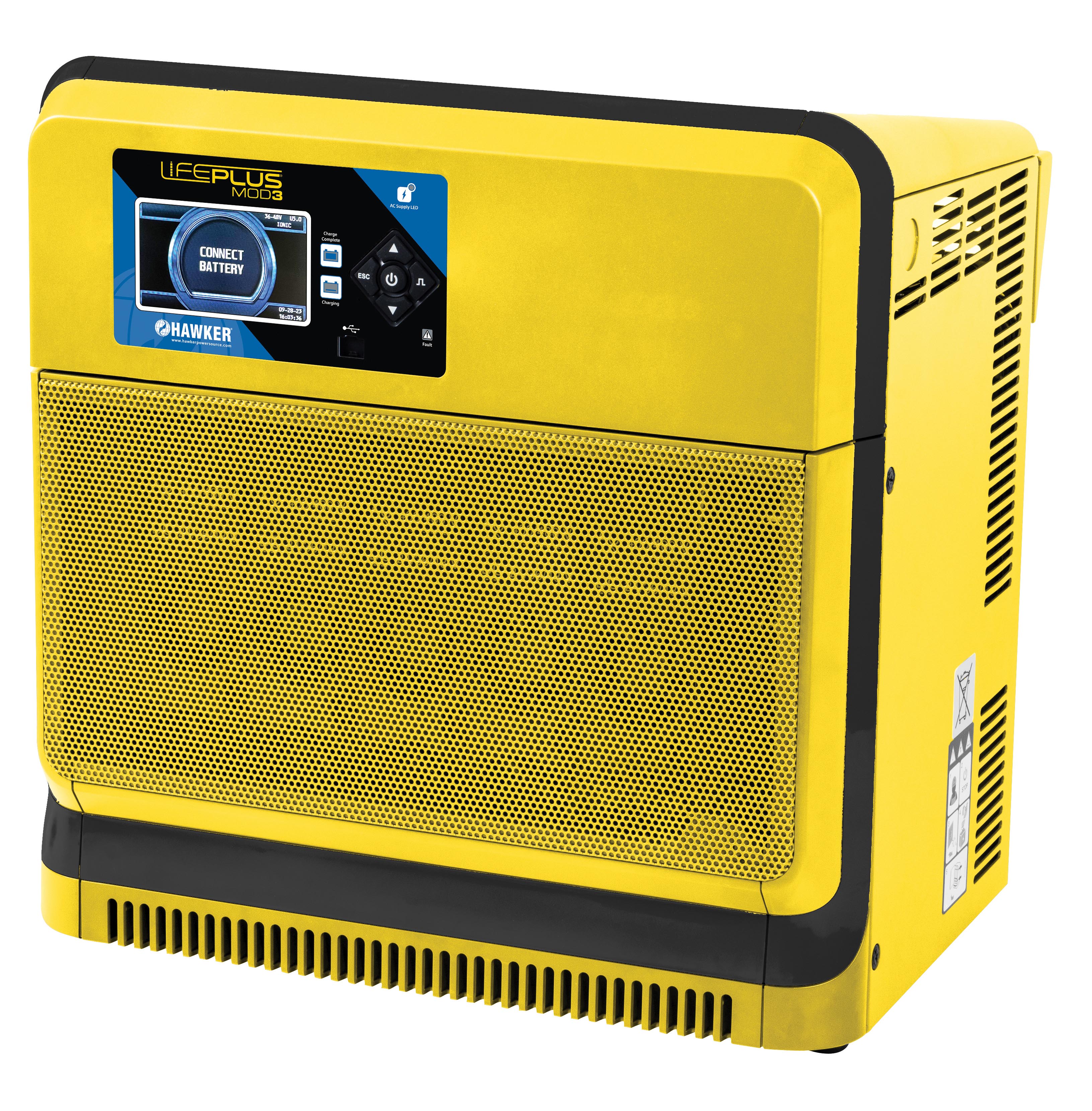 HAWKER LifePlus MOD3 Charger - Yellow cabinet