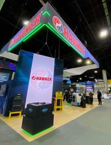 HAWKER MODEX Booth Side